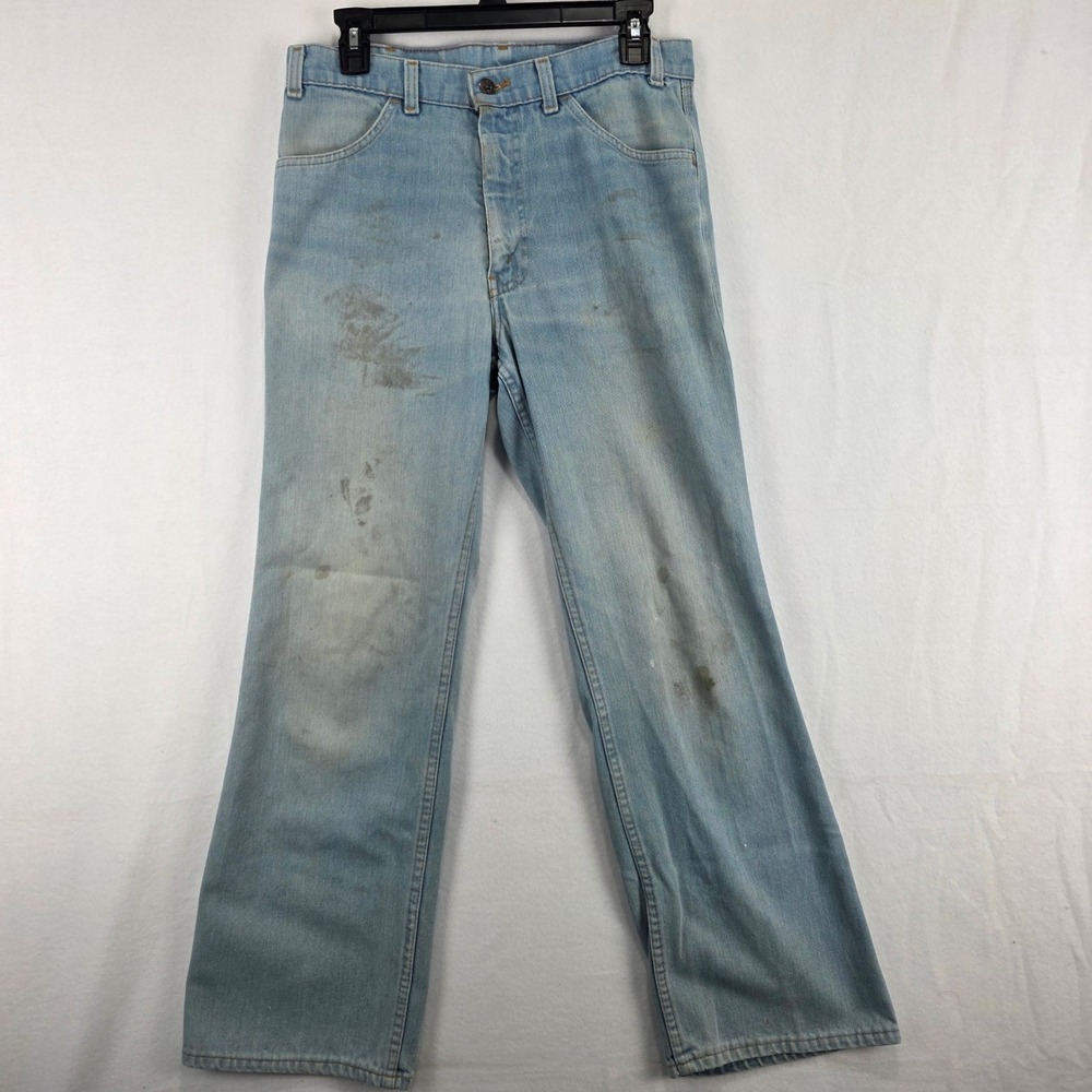 Levi's Vintage Men's Blue Orange Tab Diamond Pocket Denim Jeans Size 32x30
